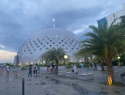 Masjid Agung Kubah Timah Ikon Toleransi di Pangkalpinang yang Berdampingan dengan Gereja