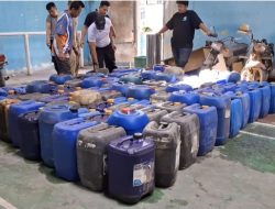 Penyelundupan BBM Pangkalpinang Digagalkan Polisi